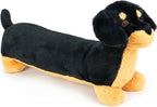 PrimePets Plush Squeaky Dog Toy, 21.5" Dachshund Stuffed Animal Dog Toy for Large Medium Small Dogs, Soft Pet Toys for Cuddling & Playing, Dog Comfort Toy