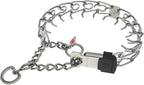 Herm Sprenger Stainless Steel Dog Collar with Short Links and Quick Release ClicLock Buckle Made in Germany (Stainless Steel, 20in x 3.0mm (Neck Size up to 16-17in))
