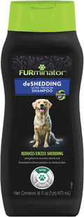 FURminator Ultra Premium deShedding Shampoo for Dogs Helps Reduce Excess Shedding, 16 oz