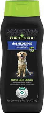 FURminator Ultra Premium deShedding Shampoo for Dogs Helps Reduce Excess Shedding, 16 oz