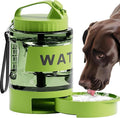 77 oz Portable Dog Water Bottle, 2.2L Dog Travel Water Dispenser Olive Green | Food-grade, BPA-free material, silicone seal, easy-clean wide mouth, grip handle, for large dogs, hiking, camping, beach days
