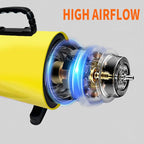 Dog Dryer,High Velocity Professional Dog Grooming Dryer | Adjustable Temperature and Speed with 4 Different Nozzles