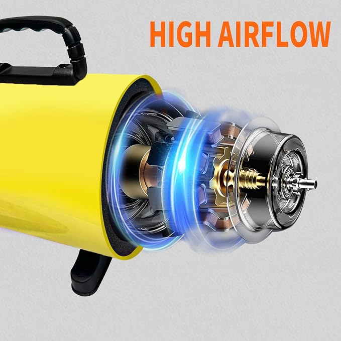 Dog Dryer,High Velocity Professional Dog Grooming Dryer | Adjustable Temperature and Speed with 4 Different Nozzles