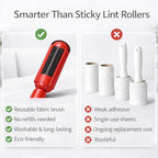 Pet Hair Remover Roller- Pet Hair Removal Tool with Strong Grip for Effortless Cleaning- Pet Hair Roller Lifts Fur from Clothes, Furniture & Car- Keep Your Home Fur-Free with Easy Cat Hair Lint Roller