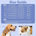 IDOMIK Dog Recovery Collar, Waterproof Soft Dog Cone After Surgery | Comfy Protective Elizabethan Collar Alternative for Dogs Cats, Adjustable Pet Neck Donut Cone Anti-Licking Wounds,Blue,S