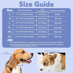 IDOMIK Dog Recovery Collar, Waterproof Soft Dog Cone After Surgery | Comfy Protective Elizabethan Collar Alternative for Dogs Cats, Adjustable Pet Neck Donut Cone Anti-Licking Wounds,Blue,3XL