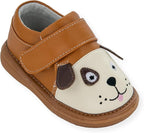 Wee Squeak Toddler Squeaky Shoes Fetch The Dog Brown