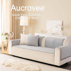 Velvet Washable Dog Couch Cover, Non-Slip Waterproof Pet Sofa Protector for Cushion Sectional, L-Shaped Sofa & Loveseat, Machine Washable(1PC/27.6"x27.6",Light Grey)