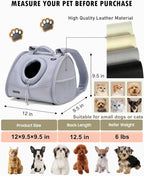 Small Dog Cat Chest Carrier Backpack,Adjustable Ventilated Front Facing Backpack Carrier for Small Dogs Cats Puppy,Airline Approved Lightweight Doggy Backpack for Travel Hiking Outdoor