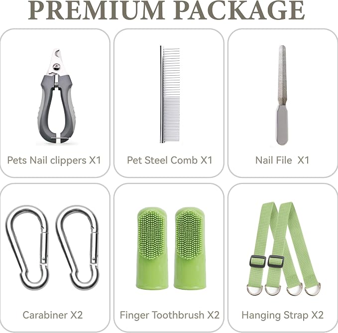 Dog Grooming Hammock – for Dogs Cat Grooming Hammock,Dog Sling for Nail Trimming with Dog Nail Clippers for Small Dogs,Dog Hammock for Nail Trim,Dog Hanging Harness for Nail Trimming