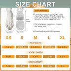 BEAUTYZOO Dog Socks, Non Slip Dog Socks to Prevent Licking Paws -Dog Shoes for Hot/Cold Pavement, Dogs Boots & Paw Protectors, Doggie Booties for Hardwood Floors, Small Medium Large Senior Dogs