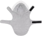 HDE Dog Puffer Jacket Fleece Lined Warm Dog Parka Winter Coat with Harness Hole Patriotic - S