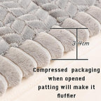 Mitid Sofa Cover Fuzzy Couch Cover for Pet, Couch Covers for Dogs Pets Mat | Washable Non-Slip Sofa Slipcover Cushion Protector Pets Friendly Mat, Dog Couch Cover, Square Couch Covers for Dogs Non Skid