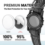AirTag Dog Collar, IP68 Waterproof Integrated Air Tag Dog Collars with Reflective, Ultra-Durable, Comfortable Padded, Heavy Duty Dog Collars for Small Medium Large Dogs, S (10.6"-13.6"), Black