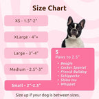 PawZ Rubber Dog Boots for Small Paws - All-Weather Waterproof Dog Shoes, Anti-Slip Traction for Rain, Snow, Mud & Hot Pavement - Pull-On Dog Booties, Pink - Small (2"-2.5") - Pack of 24