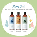kin+kind Deep Clean Natural Dog Shampoo - Deep Clean & Odor Control - Almond + Vanilla Fragrance - 12 fl oz