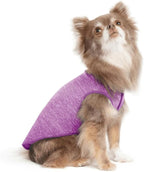Goldpaw Dog Sun Shirt with UV Protection - Lightweight, Cooling Sun Protection Clothing for Small Dogs - Reduce Heat Absorption - Made in the USA - Machine Washable - Violet - Size 6