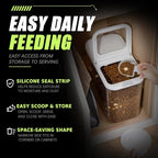 Pet Food Storage Containers With Lids & Scooper | Dog Food Storage Container,12L/12KG/10-15LBS,BPA Free Airtight Storage Containers Store Dry Food For Kitchen Pantry