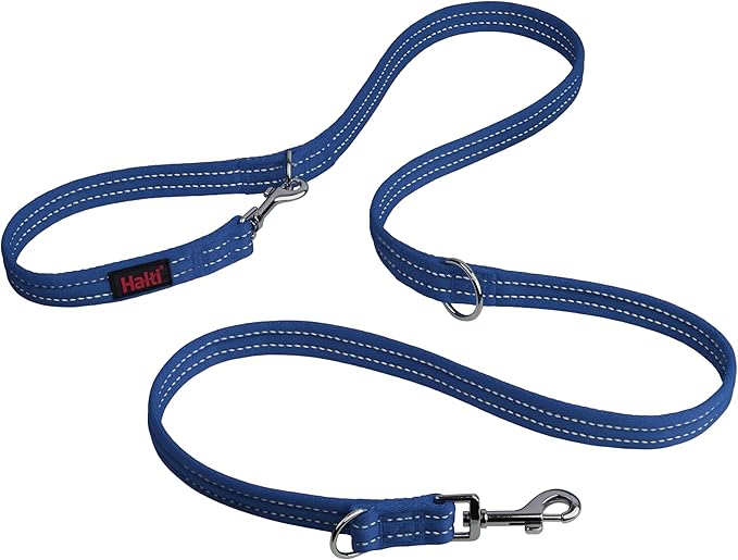 Halti Training Dog Leash | Size Small, Cobalt Blue, 2m | No-Pull Double-Ended Dog Leash | Light, Soft & Durable | Ideal for Obedience Training & Everyday Walks with Dogs & Puppies