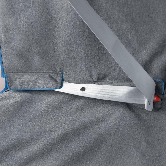 Kurgo Coast to Coast Hammock, Heather Grey, 55" Wide | Full-Coverage Seat Cover with Rufftex Floor Guard, Protects from Muddy Paws & Pet Hair, Water & Stain Resistant, Secure Fit