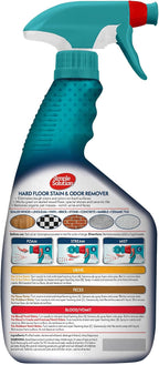 Simple Solution Hard Floor Dog Stain & Odor Remover, Enzyme Cleaner, 32oz | Dog Urine Enzyme Cleaner, Pet Floor Cleaner, Pet Cleaner Spray, Hardwood Floors, Dog Stain & Odor Remover, Pro-Bacteria
