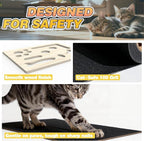 Cat Scratch Puzzle Enrichment Box, Interactive Cat Puzzle Toy Box | Cat Claw Care, Cat Scratch Puzzle Box - Stress Free Alternative to Clippers & Grinders for Indoor Cats, No Bell Ball