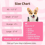 PawZ Rubber Dog Boots for Medium Paws - All-Weather Waterproof Dog Shoes, Anti-Slip Traction for Rain, Snow, Mud & Hot Pavement - Pull-On Dog Booties, Pink - Medium (2.5" - 3") - Pack of 24
