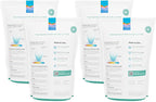 PrettyLitter Health Monitoring Cat Litter, Calm Aloe, 4-Pack, 6 lb. Bags | Up to 4 Months Supply, Non-Clumping, Advanced Odor Control, Automatic Litter Box Compatible, Color Changing Silica Crystals