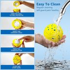 Dolita Interactive Dog Toy with Remote 3 Modes Moves Vibrating Ball, Self Bouncing Dog Ball, Smart Automatic Rolling Ball, E-TPU Material for Large/Medium Dogs