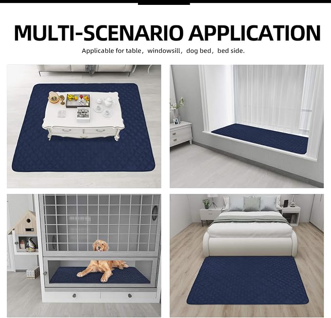 Easy-Going Sectional Couch Covers for Dogs L Shape Sofa Cover Reversible Sofa Slipcover Chaise Lounge Cover Furniture Protector Cover for Pets Dog Cat (42 x 52 inches, Navy/Navy) | Soft Sofa Slipcover For Dogs, Fits Left/Right Chaise Lounge Protector, ...