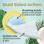 Cocopup Dog & Cat Dental Wipes, Coconut Oil Finger Toothbrush Cleaner | Coconut oil-infused finger wipes for dogs and cats; helps clean teeth, freshen breath, and wipe ears, nose, paws, and fur.