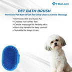 8 in 1 Pet Grooming Kit for Dogs & Cats – Deshedding Brush, Undercoat Rake, Slicker Brush, Nail Clipper, Scissors & Bath Brush for All Coat Types