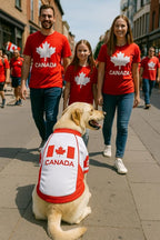 Parisian Pet Team Canada Dog Jersey - Breathable Mesh Puppy Football Jersey - Lightweight Stretch Sporty Dog Clothes - Summer Shirts for Medium Dogs - Soccer Jersey for Dogs - Sportswear Pet Clothes