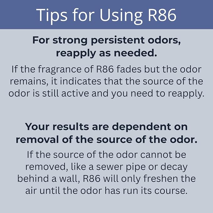R86 Pet Odor Eliminator, Removes Odor from Litter Boxes, Carpet, and Hard Surfaces, Even Removes Skunk Smell from Cats & Dogs, Plant Based Formula, Use Wet or Dry, Hypoallergenic & Biodegradable