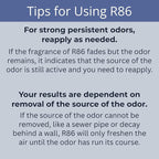R86 Pet Odor Eliminator, Removes Odor from Litter Boxes, Carpet, and Hard Surfaces, Even Removes Skunk Smell from Cats & Dogs, Plant Based Formula, Use Wet or Dry, Hypoallergenic & Biodegradable