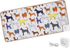 DOGNESS Rechargeable Scat Mats for Dogs, Cat Shock Mat - 31.5"x14.4" | Keep Dogs Off Couch and Furniture, Cats Off Kitchen Countertops, Safe Indoor Pet Deterrent for Restricted Areas