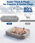 Cooling Dog Bed for Small Medium Dogs - Reversible Design (Ice‑Silk Cooling Layer | Sherpa Fleece Layer), Washable Dog Cooling Mat for Crates, Beds, Sofas 20" × 14"