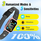2 Pack Bark Collar, Smart Dog Bark Collar for Large Medium Small Dogs, Rechargeable Ultra-Light Training Collar with Beep Vibration, Anti Barking Device with 5-Level Sensitivity (Blackpink)
