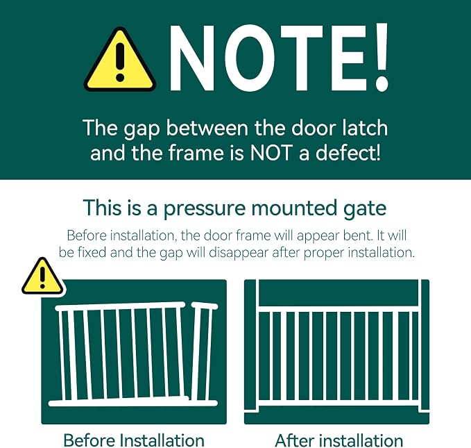 Babelio 36" Tall Baby Gate with Adjustable Cat Door, CatPrivilege I, 29-43" | Auto Close, Safety Gate for Stairs, Easy Walk Thru with Pet Door, Includes 4 Wall Cups and 3 Extension Pieces, Gray