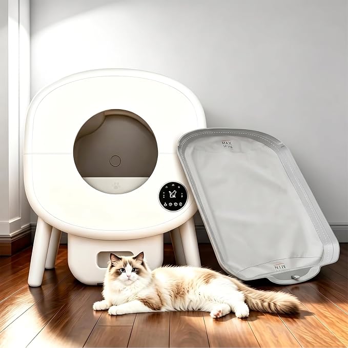 Waterproof Pad for Self Cleaning Litter Box | Washable Removable Cat Litter Box Pad, Leak-Proof Replacement Liner Accessories