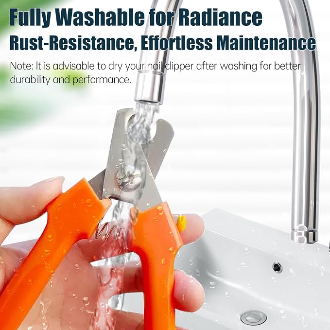 Dog Nail Trimmers #767C, Large and Small Breed Pet Nail Clippers | Large dog nail clippers with 0.45 inch opening for thick nails. Sharp blades, spring action. For home and salon.