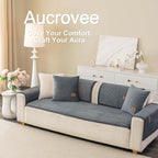 Washable Velvet Dog Couch Cover, Plush Pet Sofa Furniture Protector for 2-3 Cushion Couch, Non-Slip Washable Cover for Dogs(1PC/27.6"x82.7",Dark Grey)