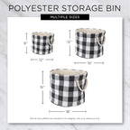 Bone Dry Pet Storage Collection Striped Paw Patch Bin, Dark Navy, Small Round