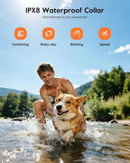 SLOPEHILL Mini Shock Collar for Small Dogs 5-30lbs,Featuring No Shock Mode | 4200FT Dog Training Collar with Remote, IPX8 Waterproof e Collar with Beep,Vibration,Safe Shock,Light,No Shock Modes (Orange)