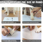 EXPAWLORER Anti Slip Dog Socks to Prevent Licking Paws, Winter Pet Boots & Paw Protectors, Dog Booties for Hardwood Floors with Grippers, Dog Shoes for Hot/Cold Pavement Small Medium Large Senior Dogs