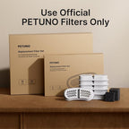 12-Pack Replacement Filters, For PUWF016, 6-Month Supply | Compatible With Battery Operated Cat Water Fountain PUWF016