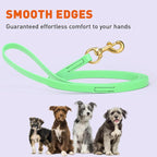 Viper Biothane K9 Working Dog Leash Waterproof Lead for Tracking Training Schutzhund Odor-Proof Long Line with Solid Brass Snap for Puppy Medium and Large Dogs, 10ft Sea Foam Green