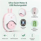 Interactive Cat Toy for Indoor Cats, Automatic Hanging Cat Toy with 5 Refill Teasers, USB-C Rechargeable Self Play Cat Toy, Door Kitten Toy for Exercise, Boredom Relief and Cat Enrichment (White)