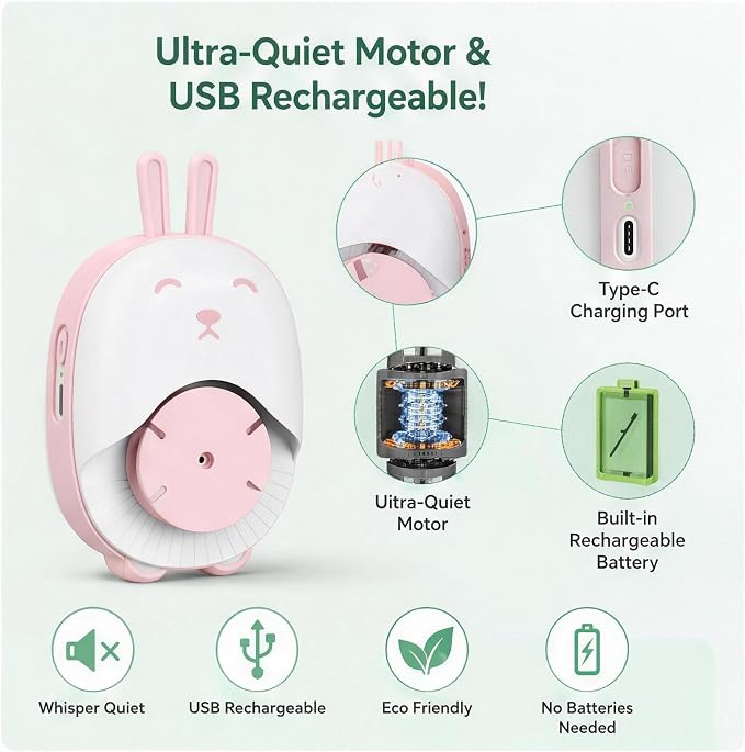 Interactive Cat Toy for Indoor Cats, Automatic Hanging Cat Toy with 5 Refill Teasers, USB-C Rechargeable Self Play Cat Toy, Door Kitten Toy for Exercise, Boredom Relief and Cat Enrichment (White)