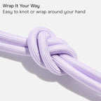 Wild One Hands-Free Adjustable Rope Dog Leash, Standard: 4' to 8.5' Long, .5" Wide, Adjustable for Crossbody, Waist & Handheld, Tan